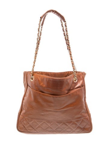 Quilted Chain Shopping Tote