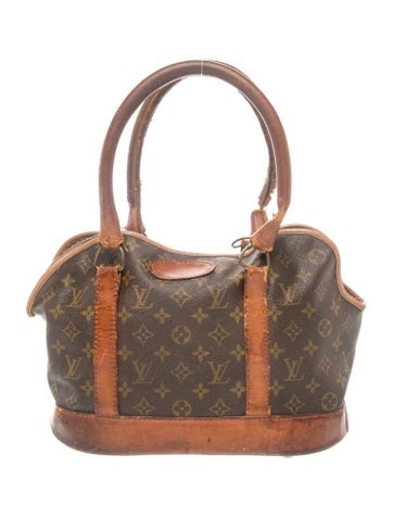 LV Monogram French Company Pet Carrier Vintage