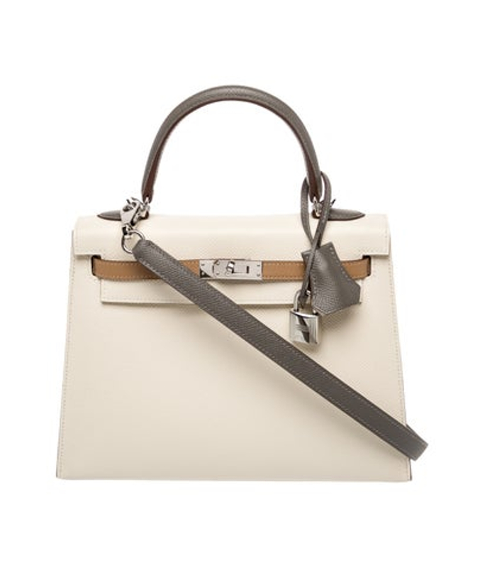 Hermes Epsom Tricolor Kelly Ii Sellier 25
