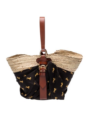 Straw Top Handle Bag w/ Tags
