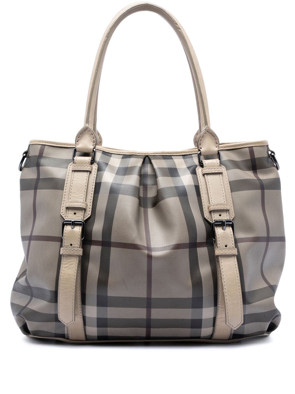 2000-2017 Smoke Check Coated Canvas Northfield satchel