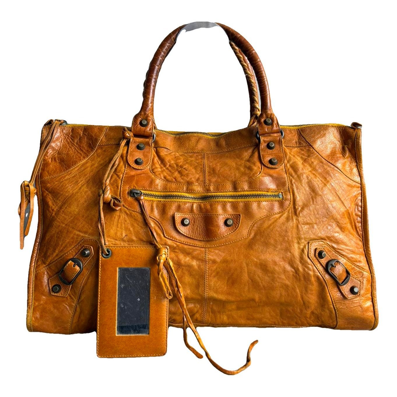 Leather handbag