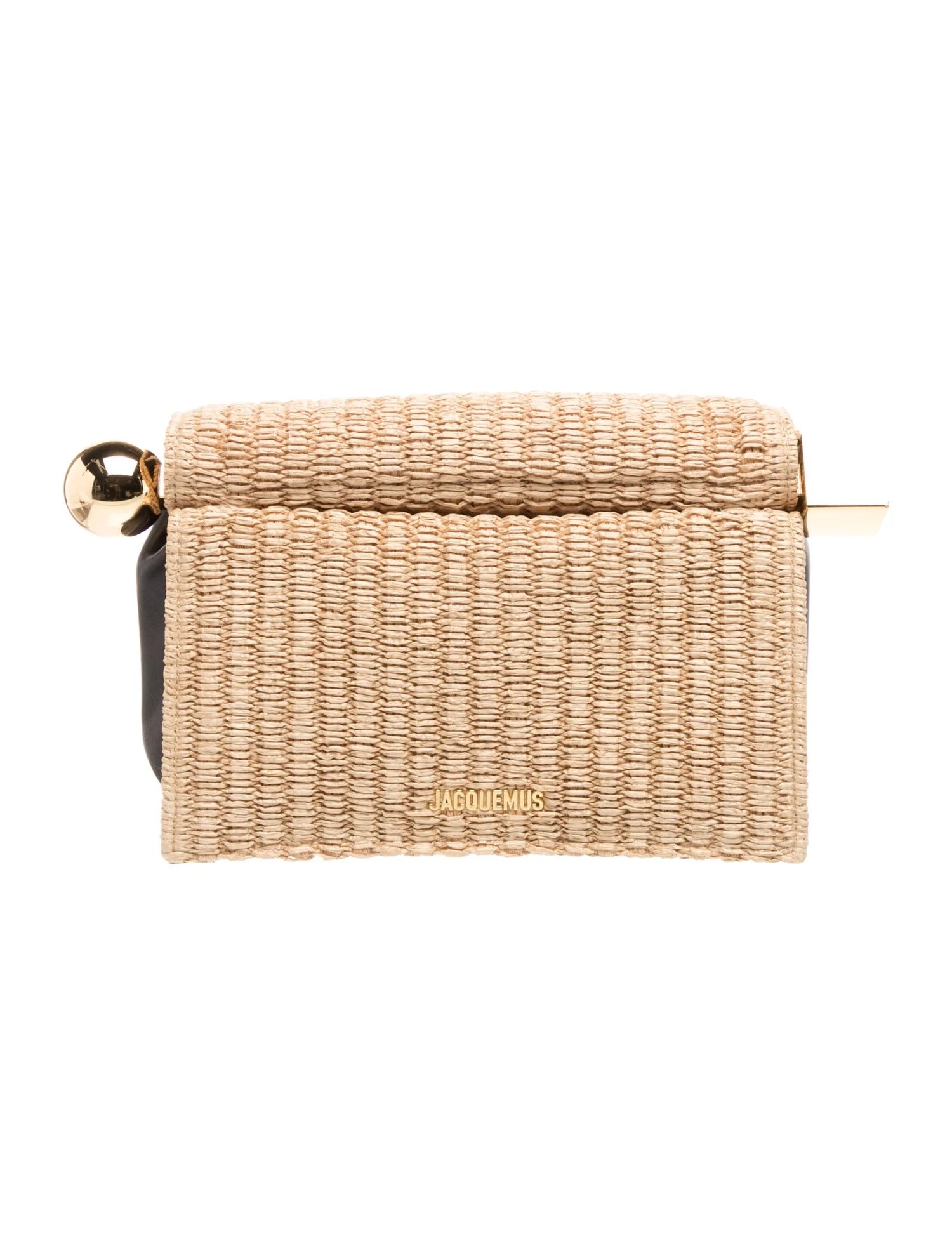 Raffia Clutch
