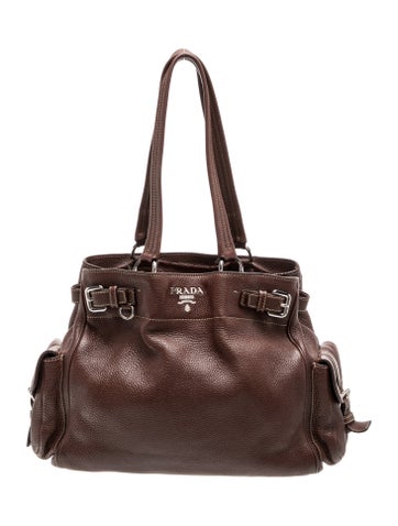 Vitello Daino Leather Shoulder Bag