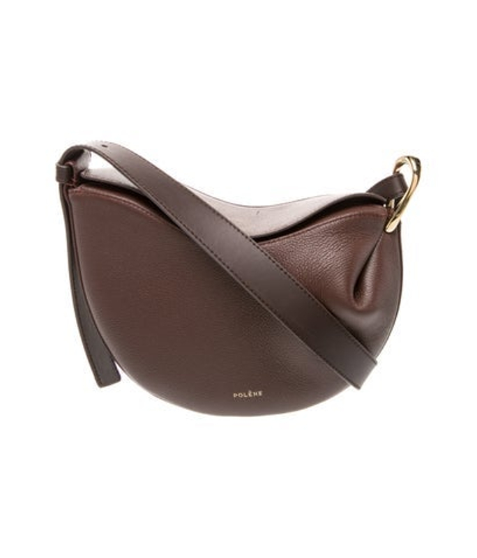 Polene Leather Crossbody Bag