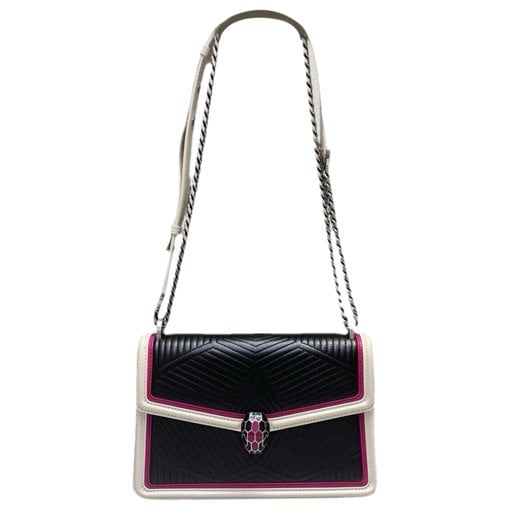Serpenti leather handbag