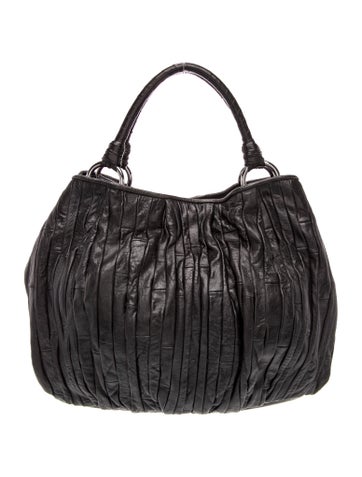 Leather Top Handle Bag