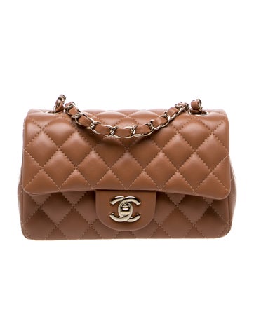 Quilted Rectangular Mini Flap Bag