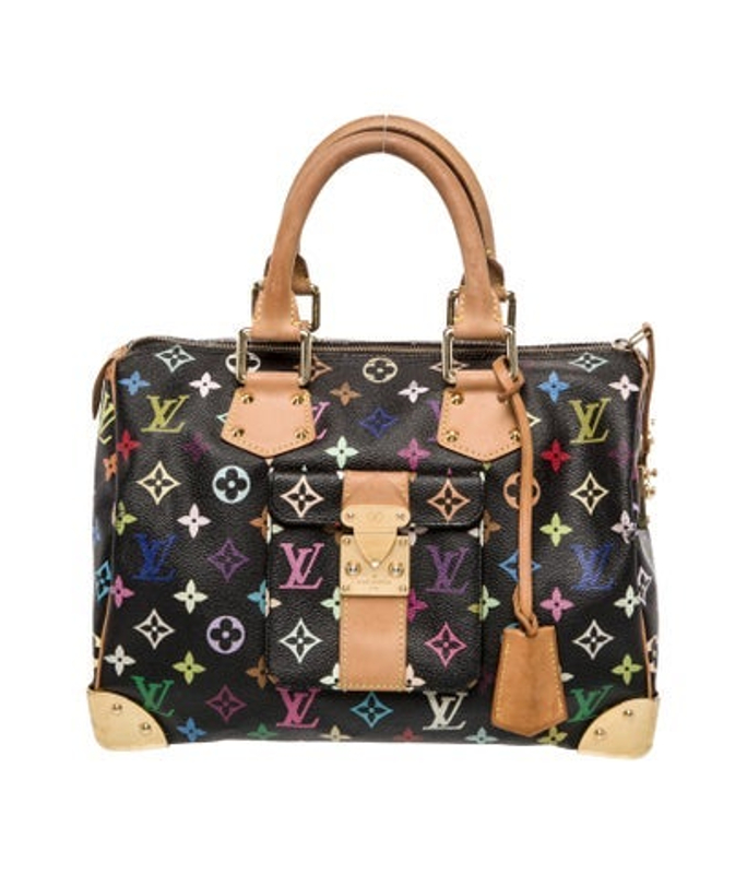 Louis Vuitton Vuitton Multicolore Monogram Speedy 30