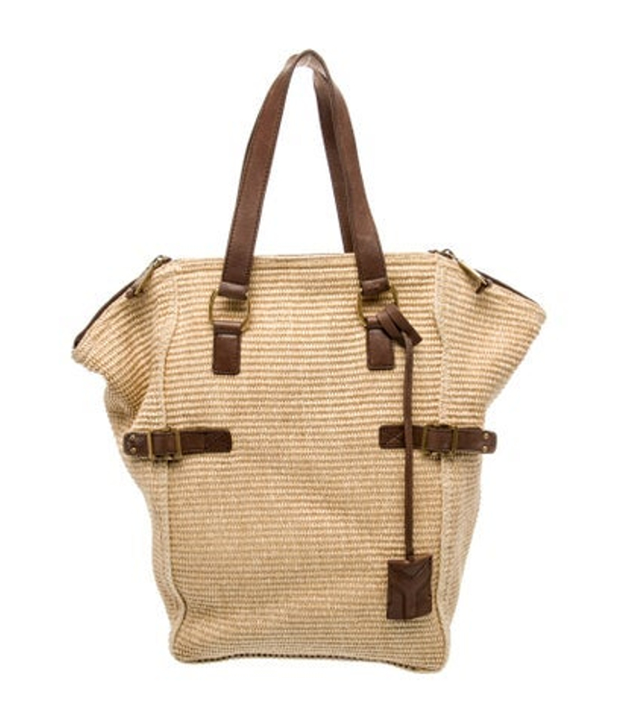 Saint Laurent Saint Laurent Raffia Tote Vintage
