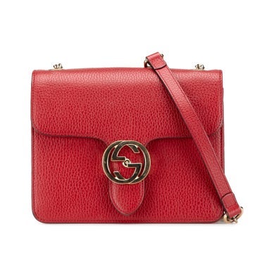 Small Dollar Calfskin Interlocking G Crossbody