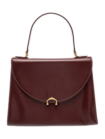 Leather Top Handle Bag