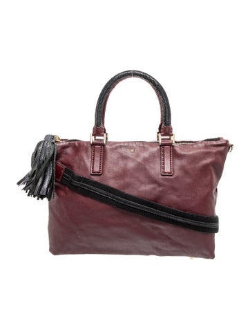 Leather Top Handle Bag