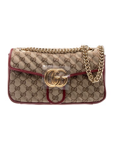 GG Canvas Marmont Small
