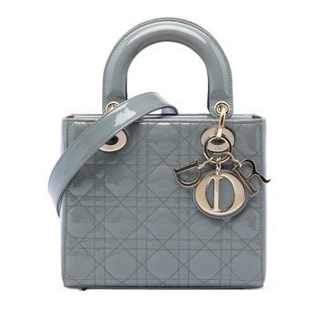 Small Patent Cannage Lady Dior