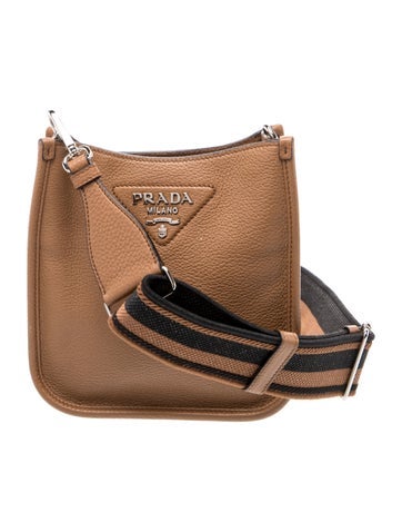 Prada Vitello Daino Leather Crossbody Bag