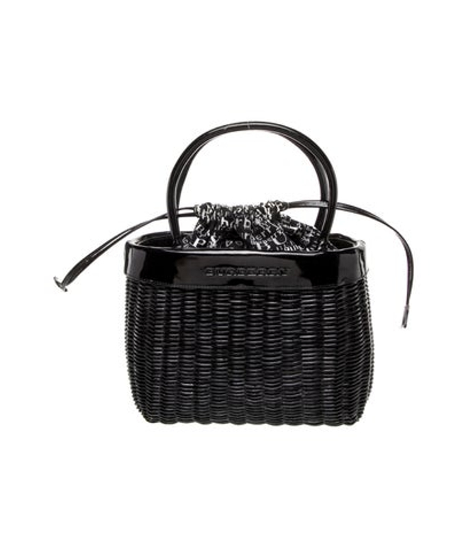Burberry Wicker Top Handle Bag