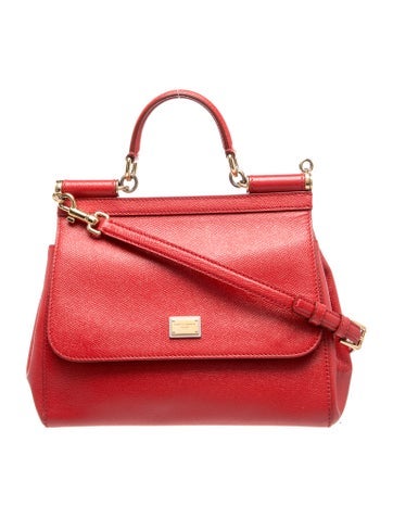 Dolce & Gabbana Leather Top Handle Bag