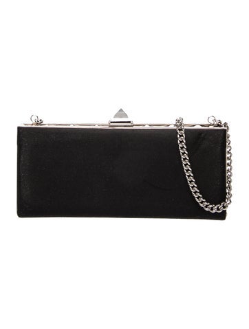 Satin Keops Velvet Clutch