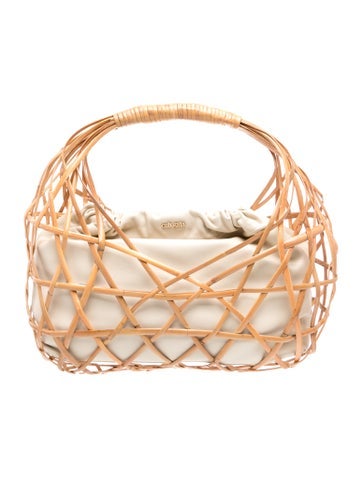 Rattan Top Handle Bag w/ Tags