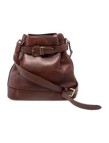 Leather Bucket Bag Vintage