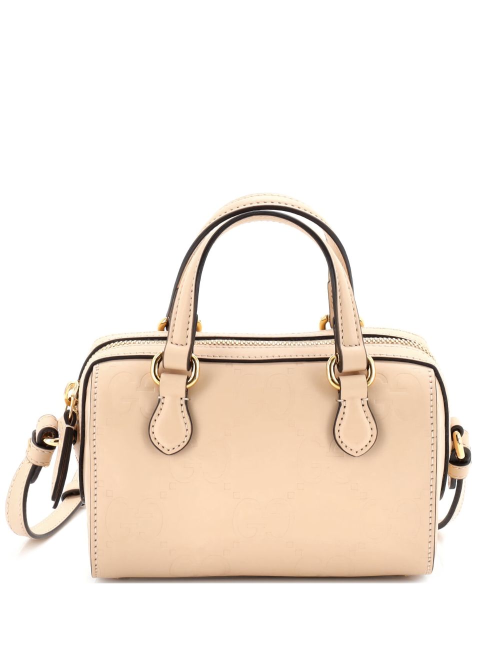 Convertible Top Handle Bag Jumbo GG Embossed Leather Mini satchel