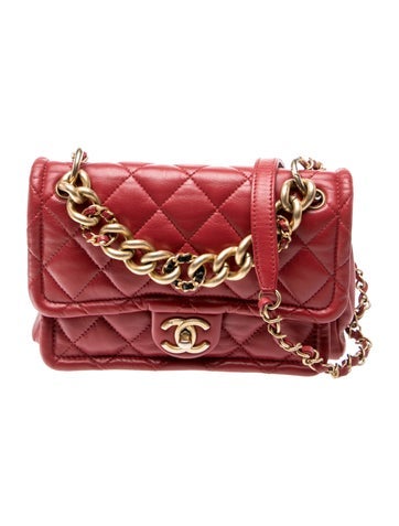 Small Chain Link Flap Bag