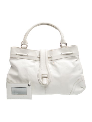 Leather Top Handle Bag