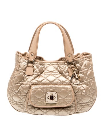 Dior Cannage Top Handle Bag
