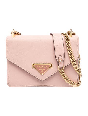 Enameled Metal Triangle Shoulder Bag
