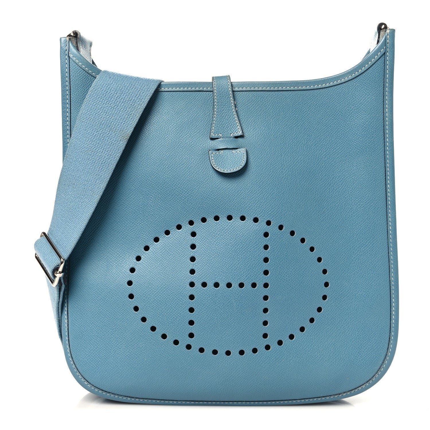 Hermes Epsom Evelyne III PM Blue Jean
