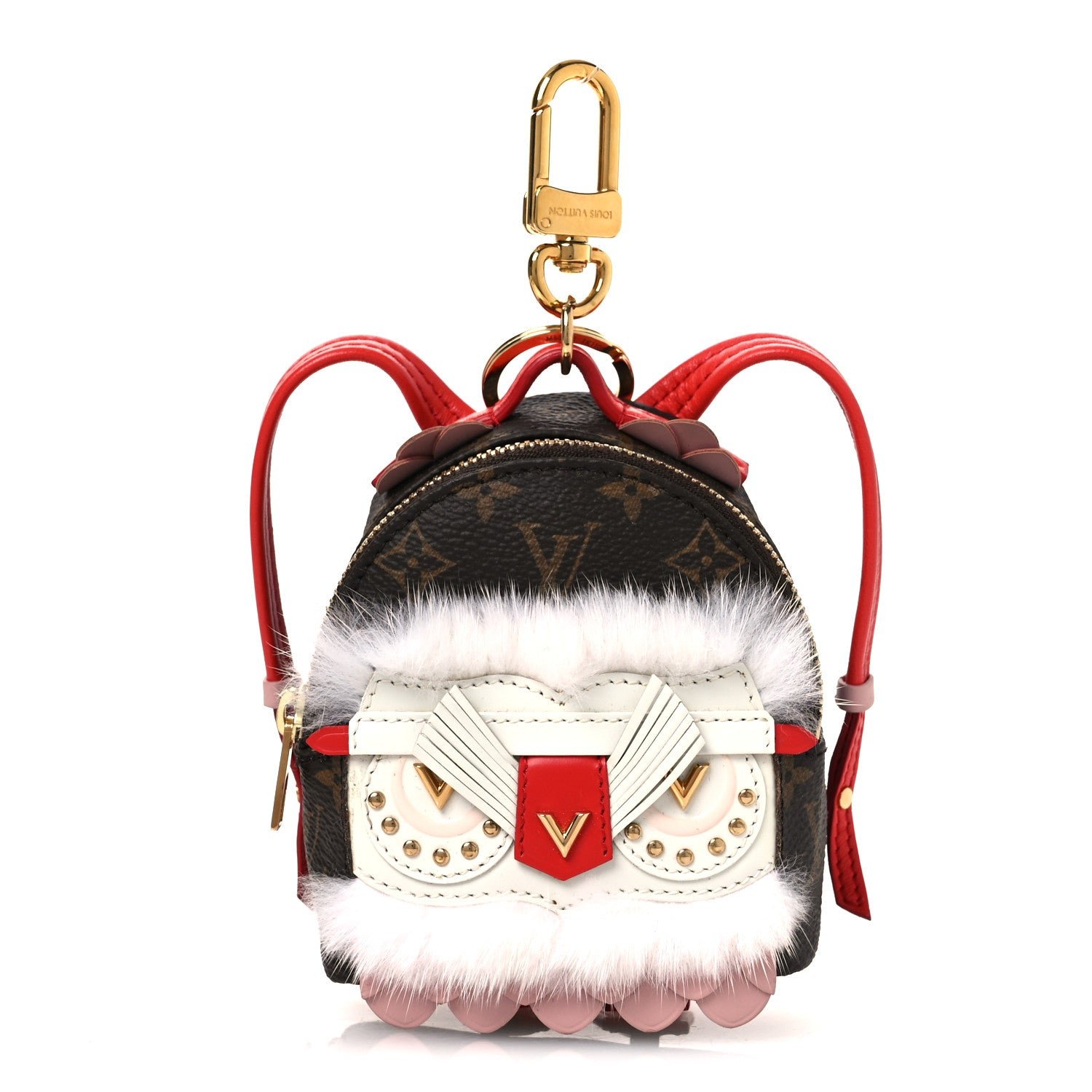 Louis Vuitton Monogram Wild Bag Palm Springs Bag Charm Key Holder