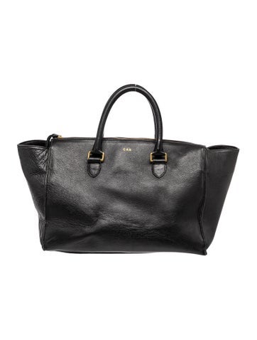 Leather Top Handle Bag