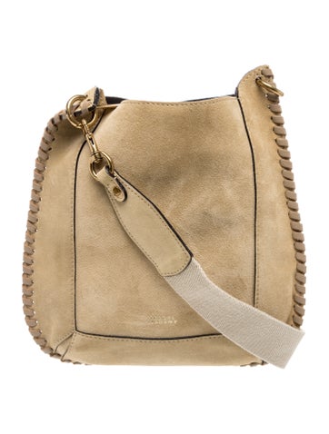 Isabel Marant Suede Oskan Suede Shoulder Bag
