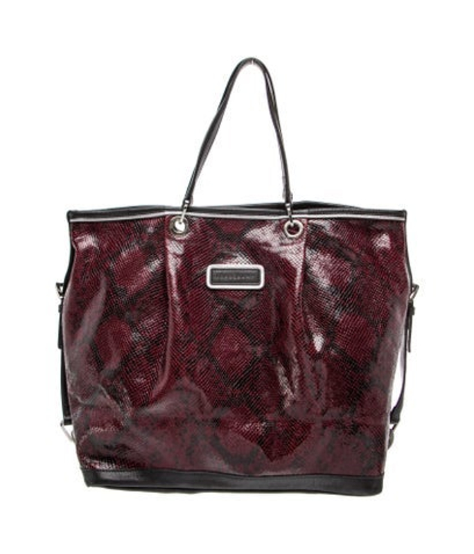 Longchamp Embossed Leather Tote