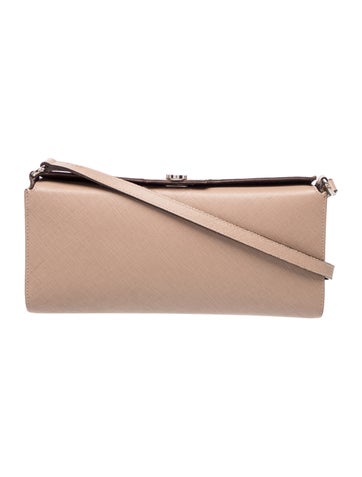 Ferragamo Saffiano Leather Shoulder Bag