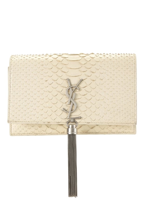 White Python Kate Tassel Wallet On Chain (WOC)