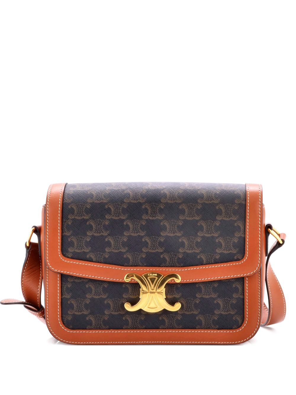Triomphe Triomphe Coated Canvas Medium shoulder bag
