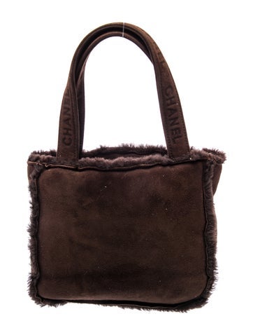 Mini Shearling tote