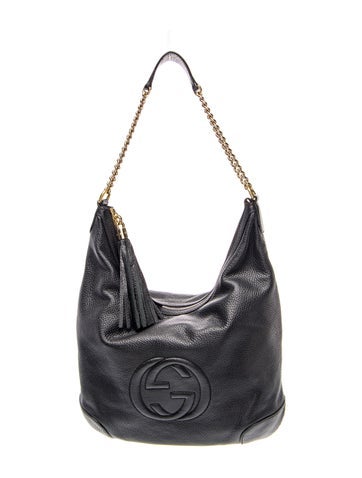 Leather Soho Chain Hobo