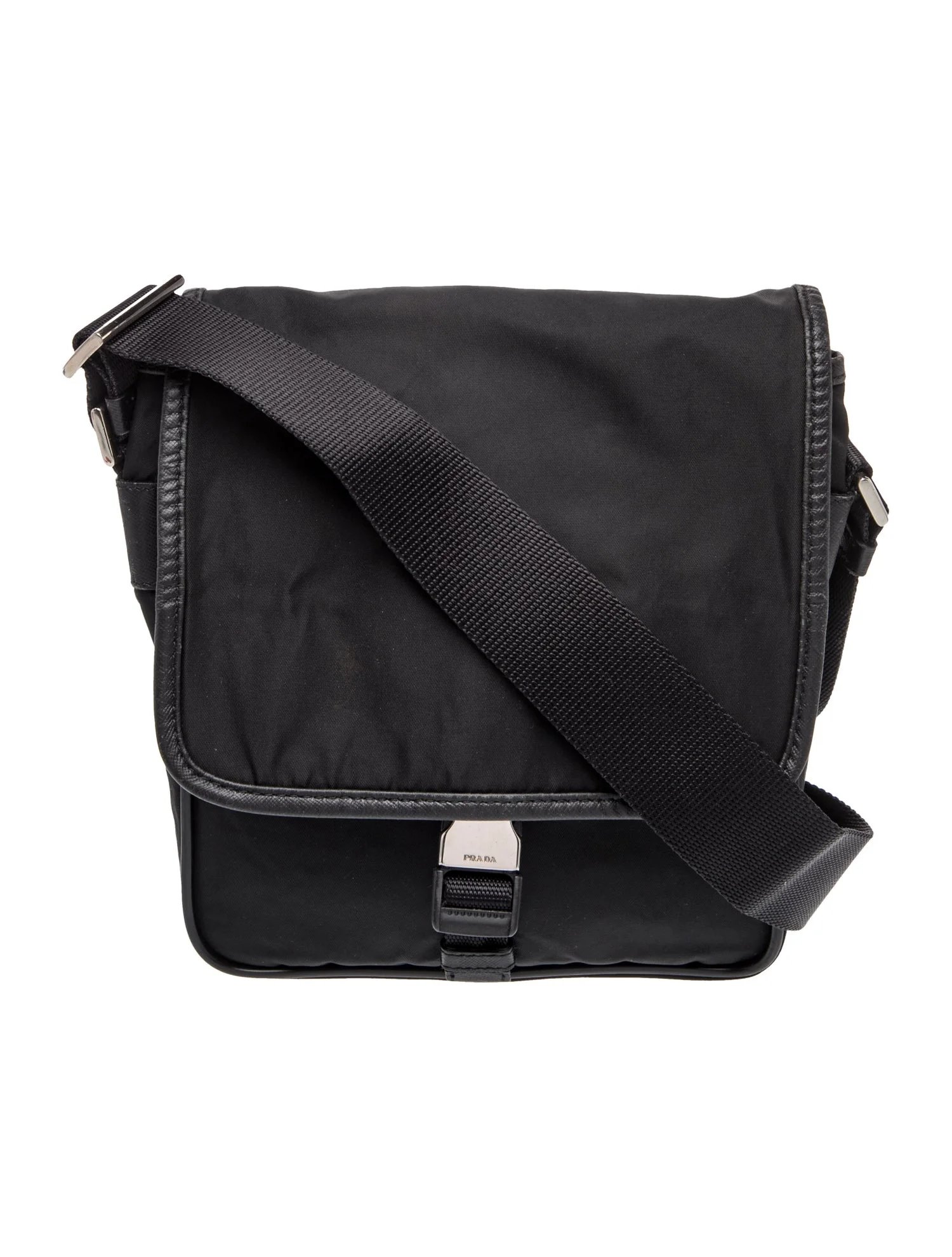 Enameled Metal Triangle Crossbody Bag