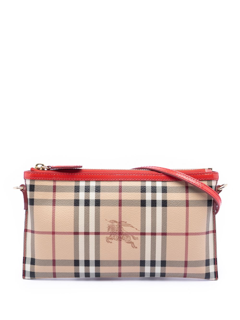2000-2017 Haymarket Check Coated Canvas Peyton crossbody bag