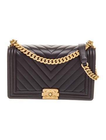 Large Chevron Boy Bag