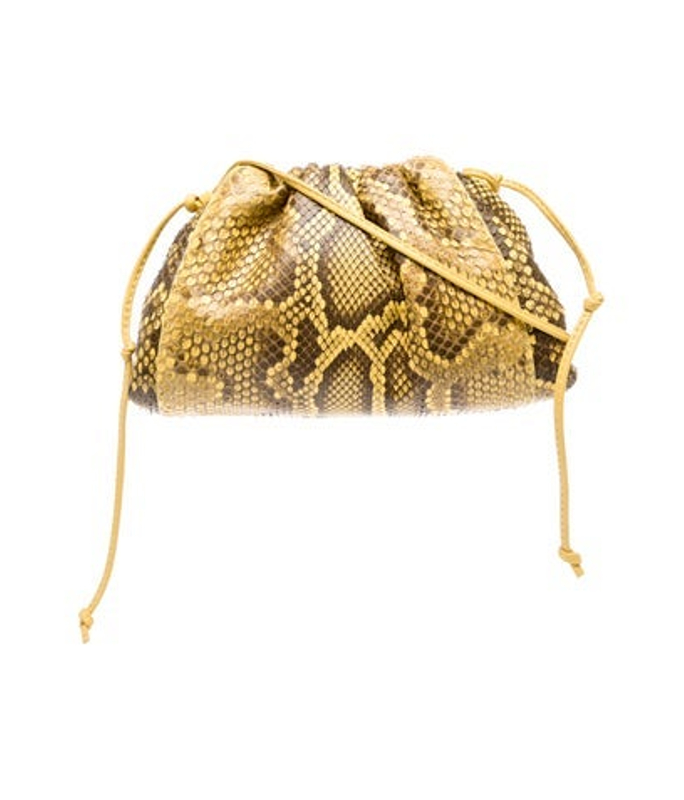 Bottega Veneta Veneta Snakeskin Shoulder Bag Mini