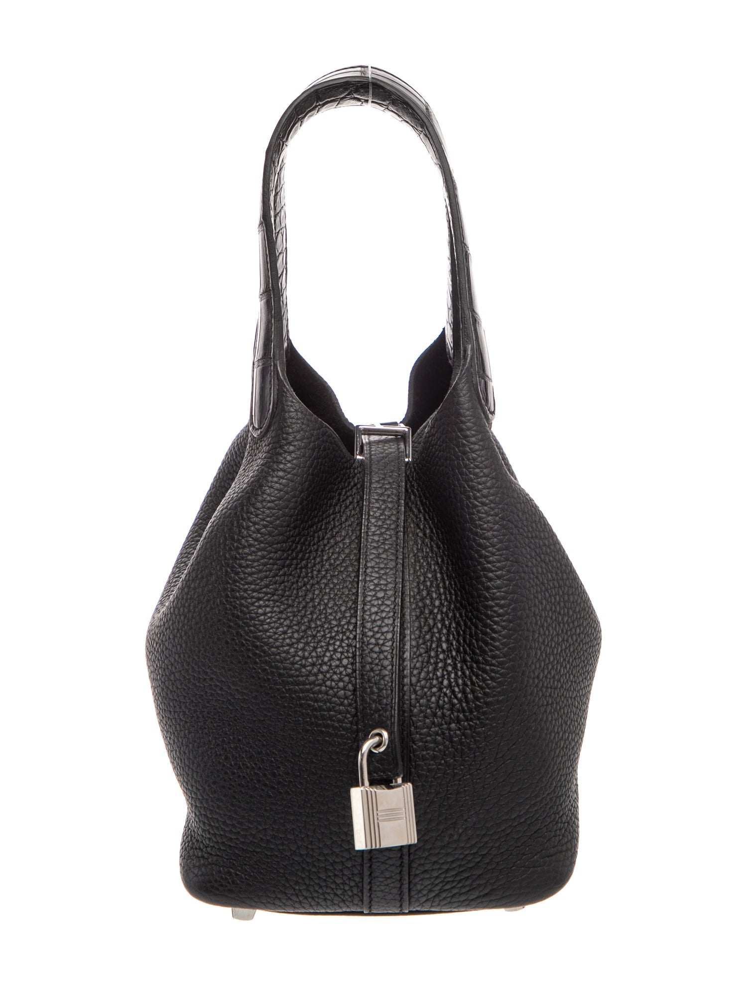 Clemence & Matte Alligator Picotin Lock Touch 18