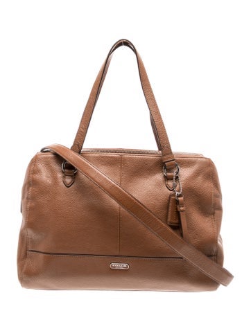 Leather Top Handle Bag