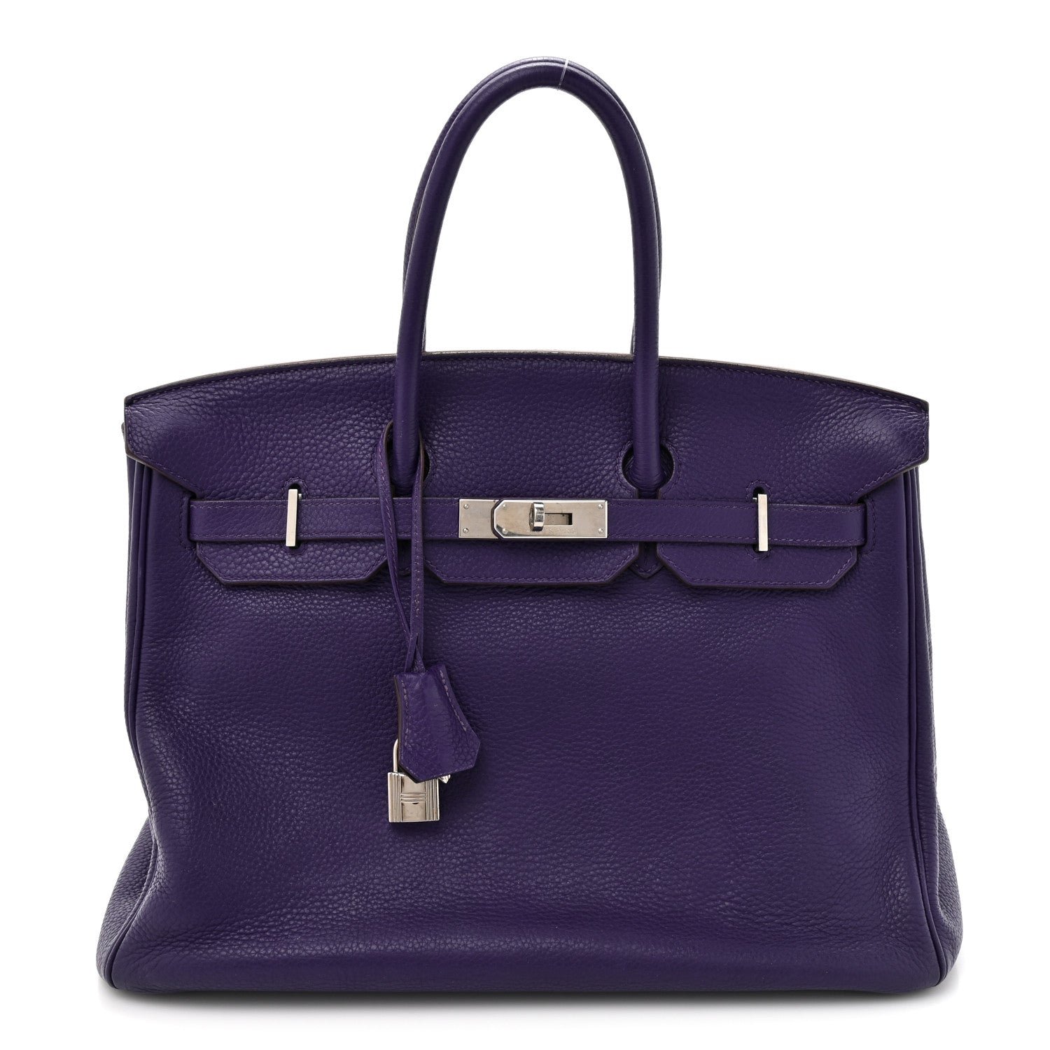 Hermes Hermes Taurillon Clemence Birkin 35 Iris