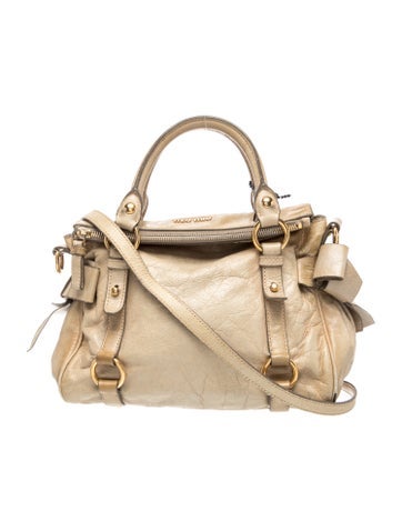Leather Top Handle Bag