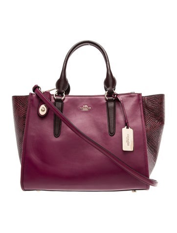 Leather Top Handle Bag Medium