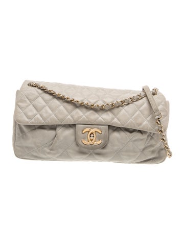 Iridescent Chic Quilt Flap Bag